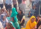 पनकी में इंडियन ऑयल के टैंकर ने महिला को कुचला:सड़क पार करते समय हुई मौत, चालक टैंकर छोड़कर भागा