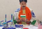 काशी के शिल्पकार ने गुलाबी मीनाकारी से बनाया फाइटर प्लेन:देश-विदेश से मिले 100 पीस के ऑर्डर, PM-CM को देने की तैयारी