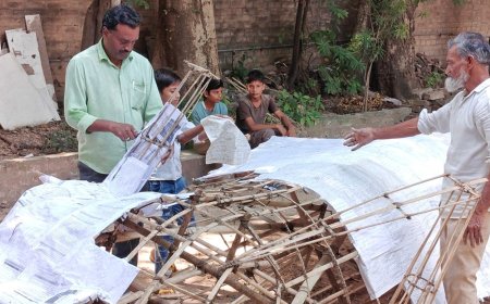 बांदा में 5 दिवसीय रावण दहन, प्रागी तालाब से शुरुआत:अलग-अलग स्थानों पर जलाए जाएंगे पुतले, सुरक्षा के कड़े इंतजाम