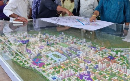 लखनऊ में नैमिष नगर से जुड़ेगा ग्रीन कॉरिडोर:53 करोड़ से बनेगी 9.9 किमी सड़क, एलडीए उपाध्यक्ष ने किया निर्माण कार्यों का निरीक्षण
