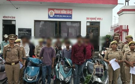 मऊ में 22 स्टंटबाजों और शोहदों पर कार्रवाई:पुलिस ने स्कूल-कॉलेज और चौराहों पर चेकिंग कर परिजनों को दी हिदायत