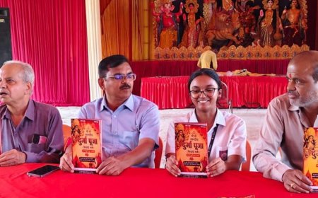 कानपुर के किदवई पार्क में दुर्गा पूजा महोत्सव शुरू:: बंगाली परंपराओं के साथ 20 अक्टूबर तक धार्मिक अनुष्ठान होंगे, धुनुची आरती होगी