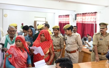 चित्रकूट में पिंक समाधान दिवस में 116 शिकायतें मिलीं:14 का मौके पर समाधान, चकरोड, आवासीय भूमि और बिजली बिल की समस्याएं ज्यादा रहीं