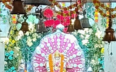 महराजगंज के प्राचीन दुर्गा मंदिर में महानवमी पर हवन-पूजन:सुबह से उमड़े श्रद्धालु, मां सिद्धिदात्री की विशेष पूजा की गई