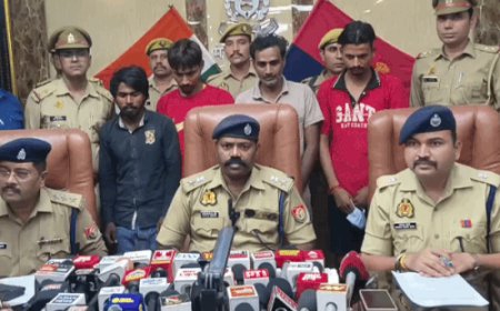 कैंट के खंडहर बने वाहन चोरों का ठिकाना, चार गिरफ्तार:50 से ज्यादा वाहन चुराकर पार्ट्स में बेचने का दावा, नौ बाइक, एक स्कूटी बरामद