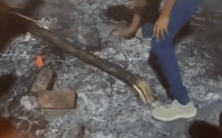 रावण जलने के बाद लकड़ी-राख लेने उमड़े सैकड़ों लोग:गोरखपुर में लोग बोले- घर में रखने से आती हैं सुख-समृति, नहीं लगती नजर