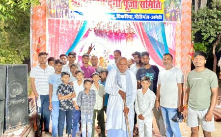 तीन गांवों में सजी मां दुर्गा की झांकियां:दशहरे के बाद श्रद्धालुओं के दर्शन के लिए खोली जाएंगी झांकियां