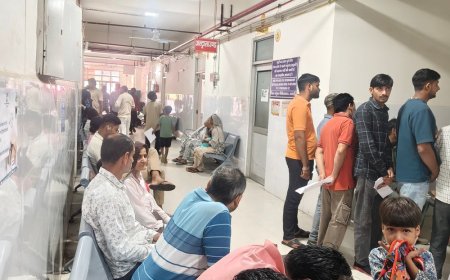 शामली जिला अस्पताल में अल्ट्रासाउंड बंद:महिला डॉक्टर की कमी भी बनी समस्या, जांच और इलाज के लिए भटक रहे मरीज