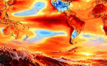76 साल में सबसे ज्यादा गर्म हुआ प्रशांत महासागर:सुपर अल नीनो से धरती पूरी लाल; 4.5 लाख मौतों की वजह बन सकता है