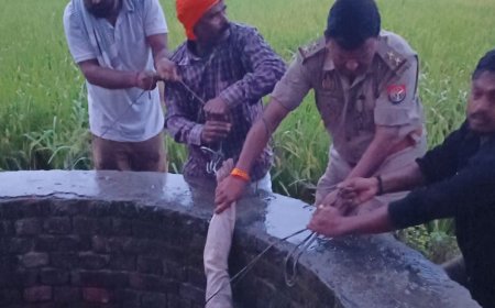 ससुराल आए युवक की कुएं में गिरने से मौत:बलिया में पुलिस ने शव निकालकर पोस्टमार्टम के लिए भेजा
