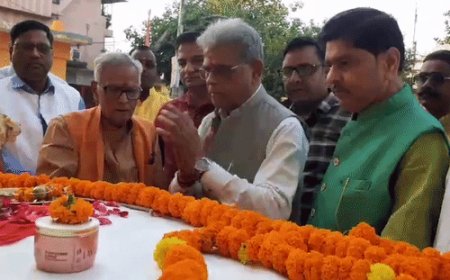 आंतरिक विकास परिषद ने किया शस्त्र पूजन:मां भवानी से लिया राष्ट्र रक्षा का आशीर्वाद, वन एवं पर्यावरण मंत्री भी रहे मौजूद