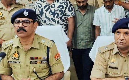 ATM बदलकर ठगी करने वाले अंतरराज्यीय गैंग के 4 गिरफ्तार:बस्ती में मदद के बहाने कार्ड और PIN लेकर खाते से निकालते थे रुपए