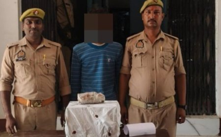 विद्यालय से चोरी करने वाला शातिर चोर गिरफ्तार:स्टेबलाइजर और 2 CCTV कैमरे भी बरामद, गोपीगंज पुलिस का खुलासा