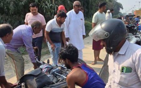 सुल्तानपुर में गल्ला व्यापारी की सड़क हादसे में मौत:इकलौते बेटे की मौत से परिवार में मातम, 2 साल पहले बड़े भाई की गई थी जान