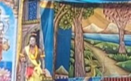 दशरथ मरण का भावुक मंचन:राम के वनवास के बाद पुत्र वियोग में राजा दशरथ ने त्यागे प्राण