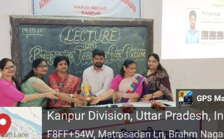 कानपुर महिला महाविद्यालय में व्याख्यान आयोजित:गोपाल सिंह बोले- भावी शिक्षकों के लिए डिजिटल समझ तकनीकी ज्ञान जरूरी