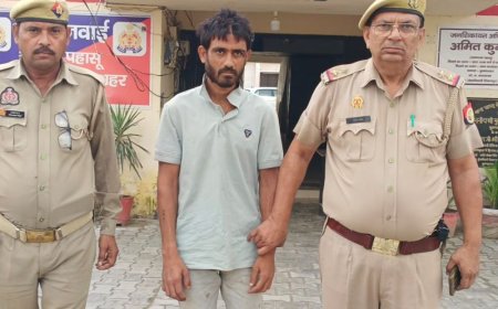 डेढ़ साल के बेटे की हत्या करने वाला पिता गिरफ्तार:बुलंदशहर में शव काली नदी में फेंकने जा रहा था, लोगों ने पकड़ा