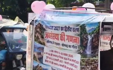 जनगणना के लिए 16 से 20 नवंबर तक होगी स्व-गणना:सोनभद्र डीएम ने ऑनलाइन पोर्टल पर लोगों से भाग लेने की अपील की