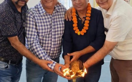सहारनपुर IMA भवन में मल्टीपर्पज स्पोर्ट्स हॉल शुरू:अब डॉक्टर काम के साथ खेल और फिटनेस पर भी ध्यान दे सकेंगे