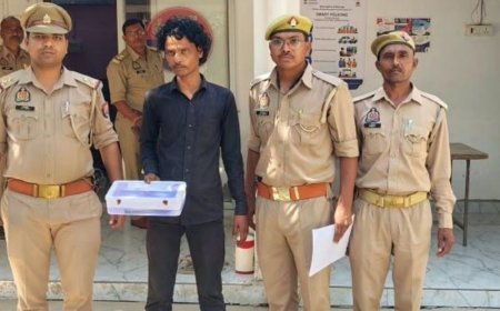 जालौन में तमंचा और दो कारतूस के साथ आरोपी गिरफ्तार:कदौरा-पथरेहटा मार्ग पर नाका बंबा के पास पकड़ा गया, पहले से 9 केस