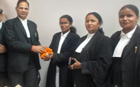 महिलाओं को 33% आरक्षण:बार एसोसिएशन में स्वागत समारोह