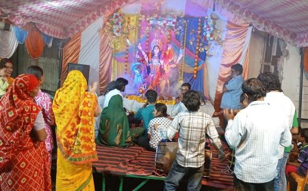 कानपुर में नवरात्रि महोत्सव आयोजित:रामबाग में सजी भक्तिमय महफिल, कन्या भोज संग निकलेगी भव्य झांकी