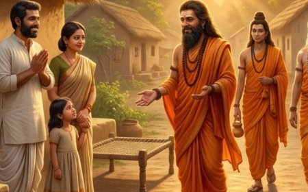 कथा- महिला ने तीन संतों को खाने पर बुलाया:8 बातें ध्यान रखेंगे, तो घर-परिवार में प्रेम, सफलता और सुख बना रहेगा