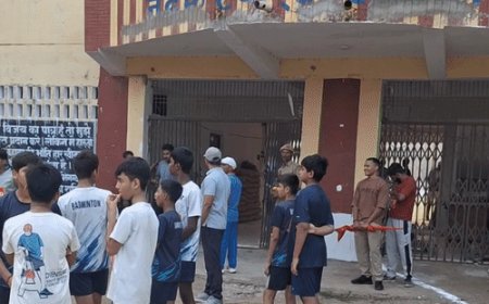 गाजीपुर में 105 खिलाड़ियों की दौड़ में सुरक्षा में चूक:40 मिनट देरी से पहुंची एंबुलेंस, रूट पर वाहनों की कतार भी दिखी