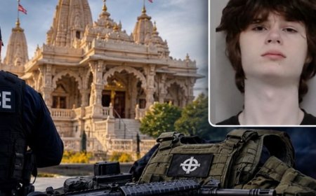 अमेरिका के हिंदू मंदिर पर हमला करना चाहता था युवक:घर से राइफल, गोलियां मिलीं; भारतीय मूल के लोगों से नफरत करता था