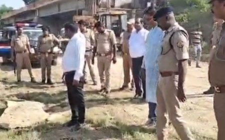 महराजगंज में मूर्ति विसर्जन, प्रशासन और पुलिस अलर्ट:घाटों पर सुरक्षा के पुख्ता इंतजाम, डीएम-एसपी ने किया निरीक्षण