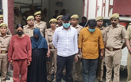 मऊ पुलिस लाइन में तैनात सिपाही समेत चार गिरफ्तार:दुष्कर्म का झूठा मुकदमा दर्ज कराने की साजिश का खुलासा