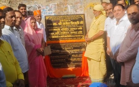 गोरखपुर में 4 सड़कों का लोकार्पण-शिलान्यास:बड़हलगंज नगर पंचायत के विकासोत्सव में जनता को मिली नई कनेक्टिविटी की सौगात