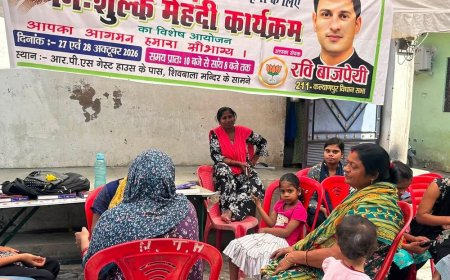 कानपुर में निःशुल्क मेहंदी शिविर:करवा चौथ पर विशेष आयोजन, शिवबाला मंदिर पास मिल रही सुविधा