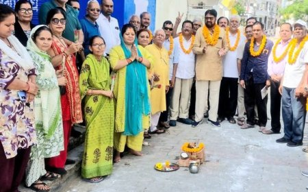 कुर्मांचल नगर में विकास कार्य शुरू:सड़क और नाली निर्माण का शिलान्यास, लोगों को मिलेगी राहत