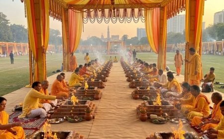 21 अक्टूबर से 24 कुंडीय गायत्री महायज्ञ:आम्रपाली आईआईएम रोड स्थित एएस लॉन में चार दिवसीय धार्मिक अनुष्ठान होगा