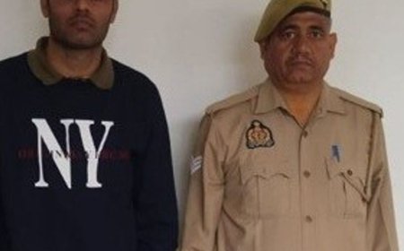 दहेज हत्या के आरोप में सिपाही पति गिरफ्तार:10 अक्टूबर को घर में फंदे पर मिला था पत्नी का शव, पिता ने दर्ज कराया था केस