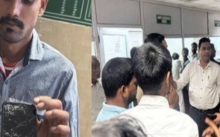 एसएन में तीमारदारों से मारपीट, मोबाइल तोड़े:खून जांच के 265 रुपये मांगने पर सवाल किया तो भड़का स्टाफ, पुलिस ने खंगाले सीसीटीवी