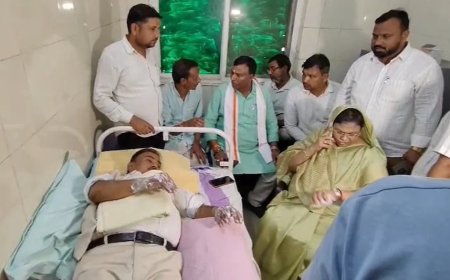 उन्नाव में मशाल यात्रा के दौरान हादसा