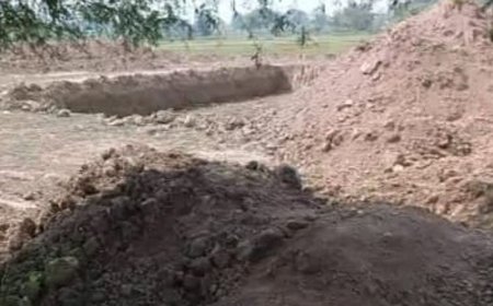 भ्रष्टाचार निवारण संगठन की जमीन पर कब्जे की कोशिश:लखनऊ में निर्माणाधीन थाने के पास बांस गाड़े, पुलिस ने केस दर्ज किया