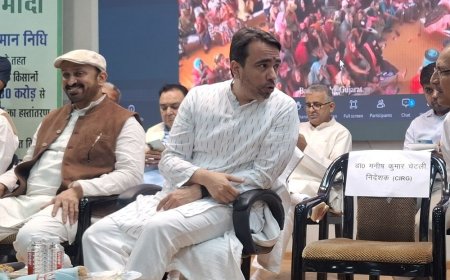 जयंत चौधरी बोले- किसान अपने उत्पादों की मार्केटिंग खुद करें:मथुरा में पीएम-किसान उत्सव में कहा- किसानों की आय बढ़ेगी