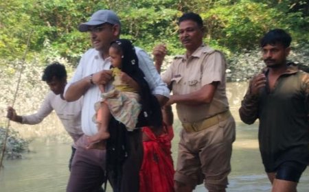 गंडक का डिस्चार्ज घटकर 1.19 लाख क्यूसेक:महराजगंज में बाढ़ प्रभावित गांवों को मिली राहत