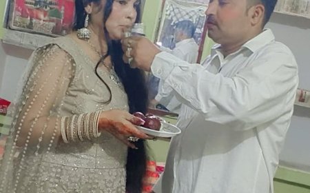 मुस्लिम महिला 13 साल से करवाचौथ का व्रत रख रही:हमीरपुर की नेहा ने पति के लिए निर्जला व्रत रखा, लंबी उम्र की दुआ मांगी