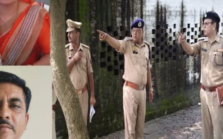 शिक्षक दंपती हत्याकांड में 9 संदिग्ध हिरासत में:सुल्तानपुर में चार के फुटेज मिले, UPI ट्रांजेक्शन और जमीन विवाद पर जांच तेज