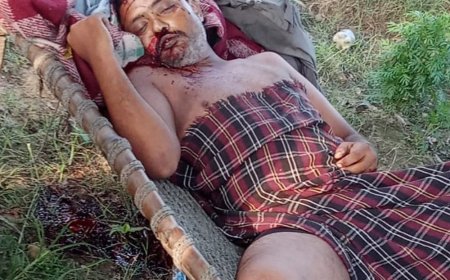 आगरा में हिस्ट्रीशीटर की धारदार हथियार से हत्या:खेत में चारपाई पर मिला खून से लथपथ शव, पुलिस ने शुरू की जांच