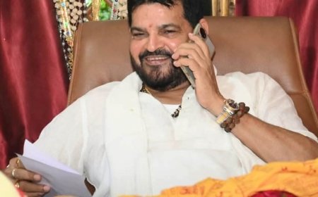 पूर्व सांसद बृजभूषण बोले-मैं राज्यसभा का चुनाव नहीं लड़ूंगा:2029 में लडूंगा, अखिलेश पर कहा- मैं उनके, वो मेरे खिलाफ नहीं बोलते