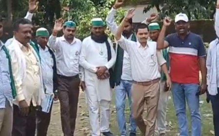 बारिश से बर्बाद फसलों के लिए किसान यूनियनने मांगा मुआवजा:तत्काल सर्वे कराकर प्रभावित किसानों को क्षतिपूर्ति दिलाने की मांग
