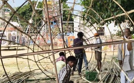 जौनपुर में 110 स्थानों पर होगा रावण दहन:शाहगंज में 75 फीट का रावण, रूट डायवर्जन होगा लागू