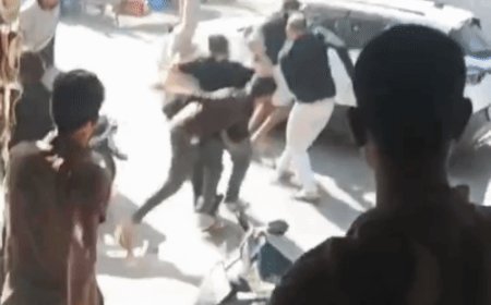 मुजफ्फरनगर के शिव चौक पर दुकानदारों में मारपीट:पथराव की भी बात; पुलिस ने दोनों पक्षों के 11 लोगों को हिरासत में लिया