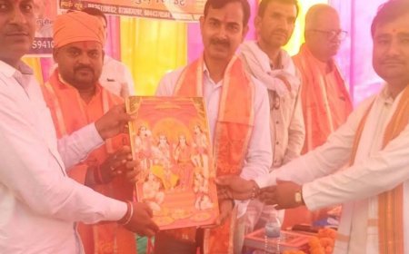 चित्रकूट में सनातन सेना अध्यक्ष का स्वागत:सांस्कृतिक और धार्मिक जड़ों से जोड़ना तथा धर्म के प्रति जागरूक करना उद्देश्य