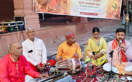 प्रयागराज के दो मंदिरों में तीन दिन देवी गीत गूंजेंगे:मिशन शक्ति के तहत सप्तमी से नवमी तक होंगे सांस्कृतिक कार्यक्रम
